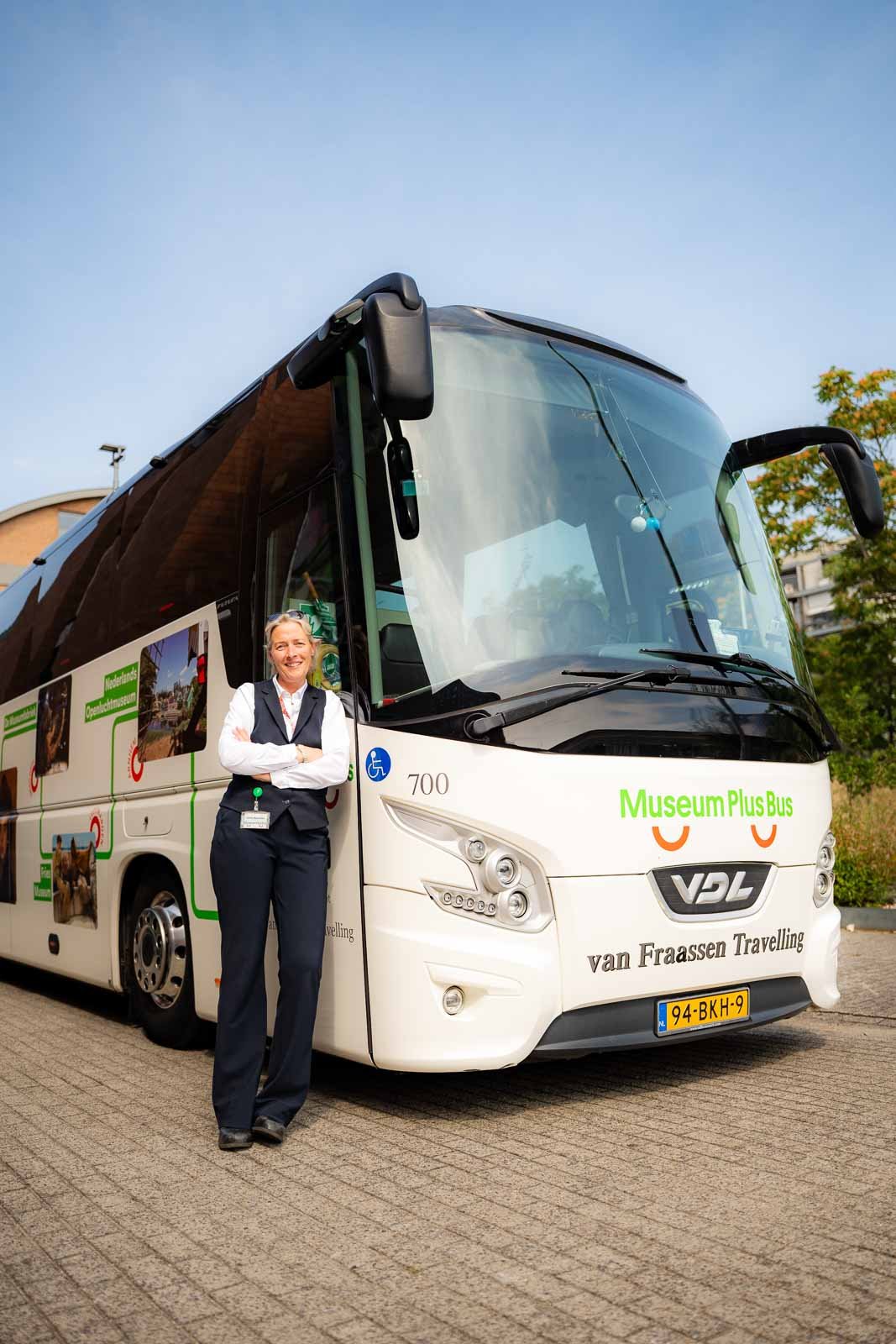 Jorine Roelofsen chauffeur Museum Plus Bus